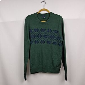 Gap Mens snowflake sweater NWOT